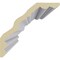 Ekena Millwork 8 1/2"H x 9 1/4"P x 12 1/2"F x 94 1/2"L Foster Cove Crown Moulding MLD09X09X13FO - alternate 3